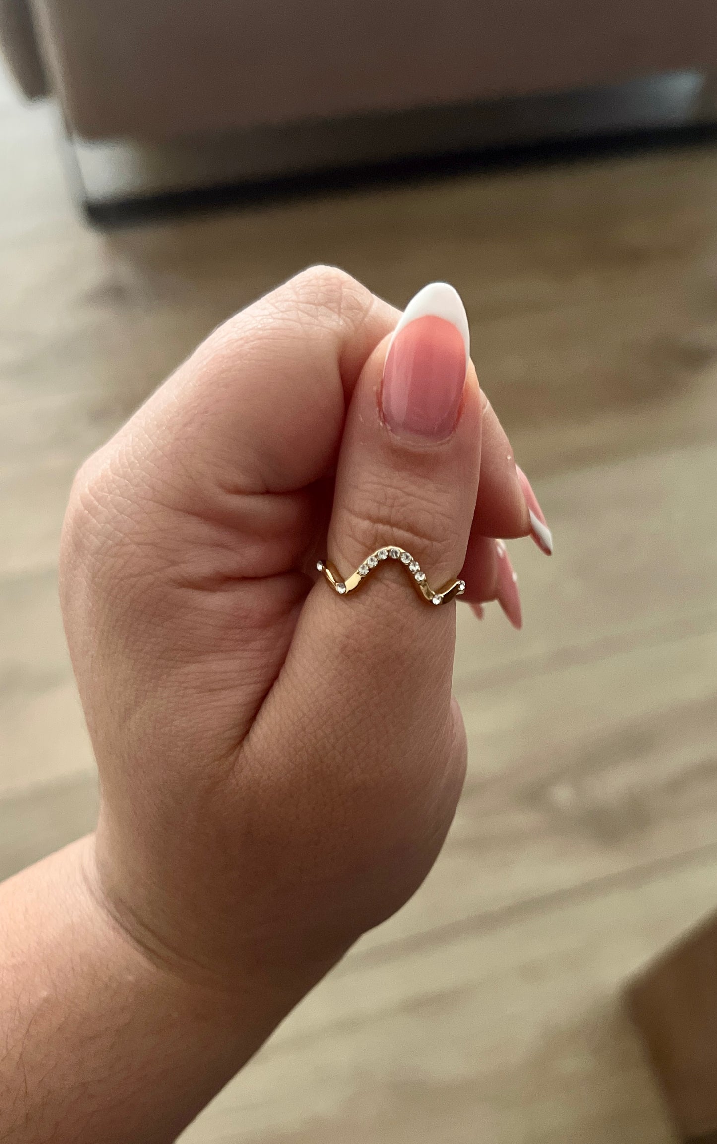 Golden Wave Ring✨