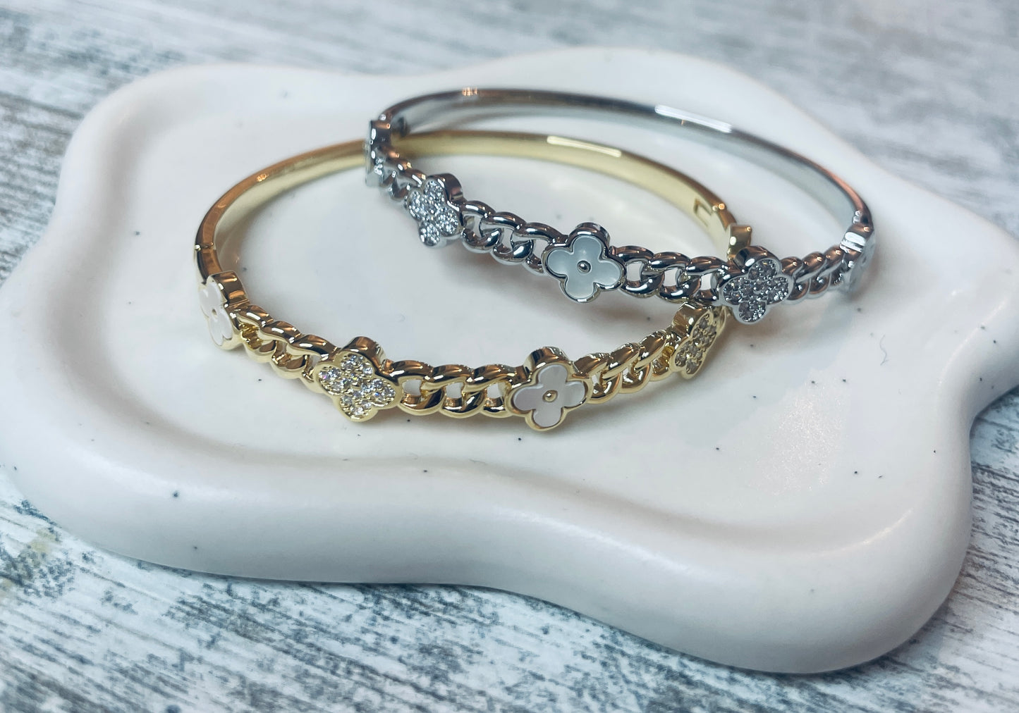 Armreif „Kimmy“ 18k vergoldet