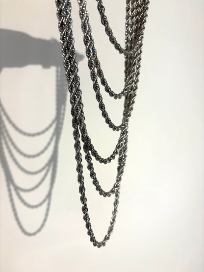 Halskette „Robe“ silver/gold 5mm