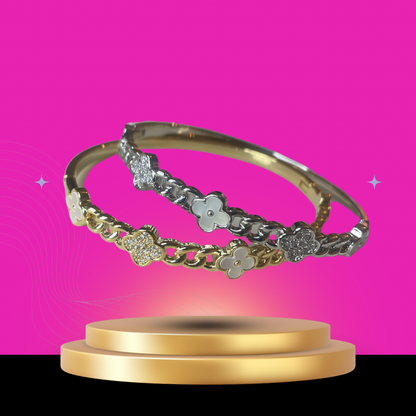 Armreif „Kimmy“ 18k vergoldet