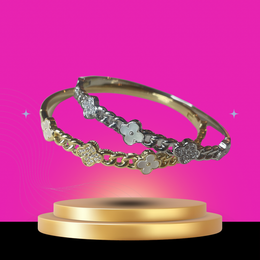 Armreif „Kimmy“ 18k vergoldet