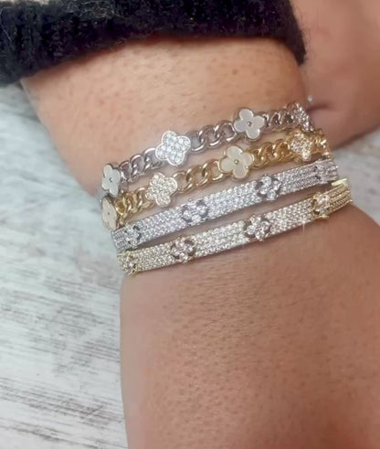Armreif „Kimmy“ 18k vergoldet